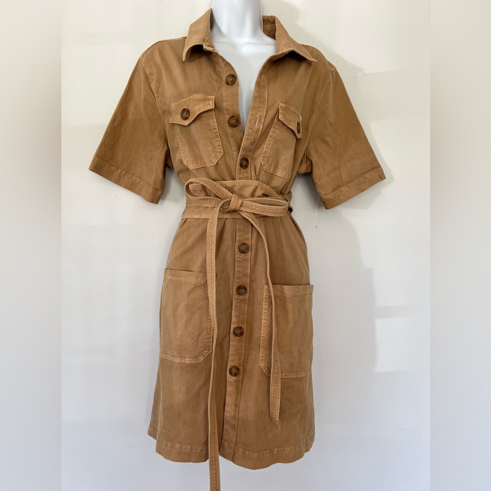 MOTHER The Wrapped Up Mini
Dress In Tan🔥 - Picture 11 of 17